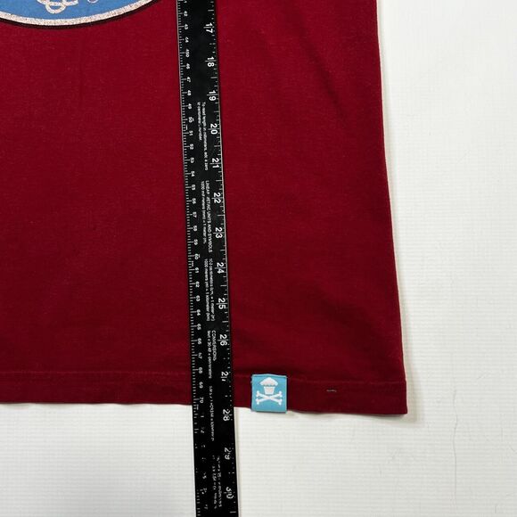 Johnny Cupcakes Size Medium T-Shirt Red, Hawk, Bird, Baseball, Graphic Tee Logo - Picture 4 of 12